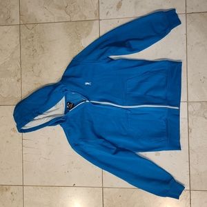 Blue, Zip-up Sweater